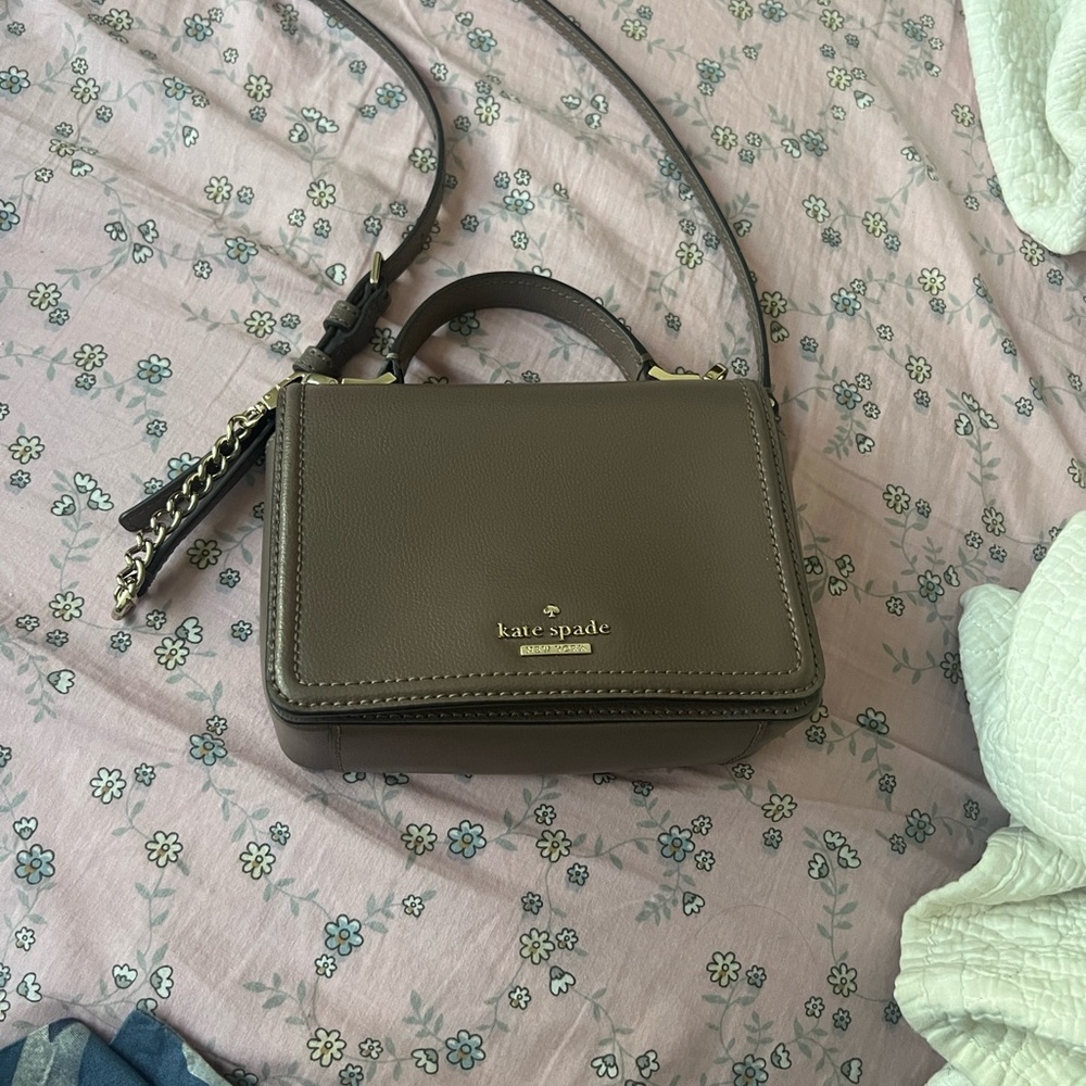 Kate Spade taupe Crossbody Bag